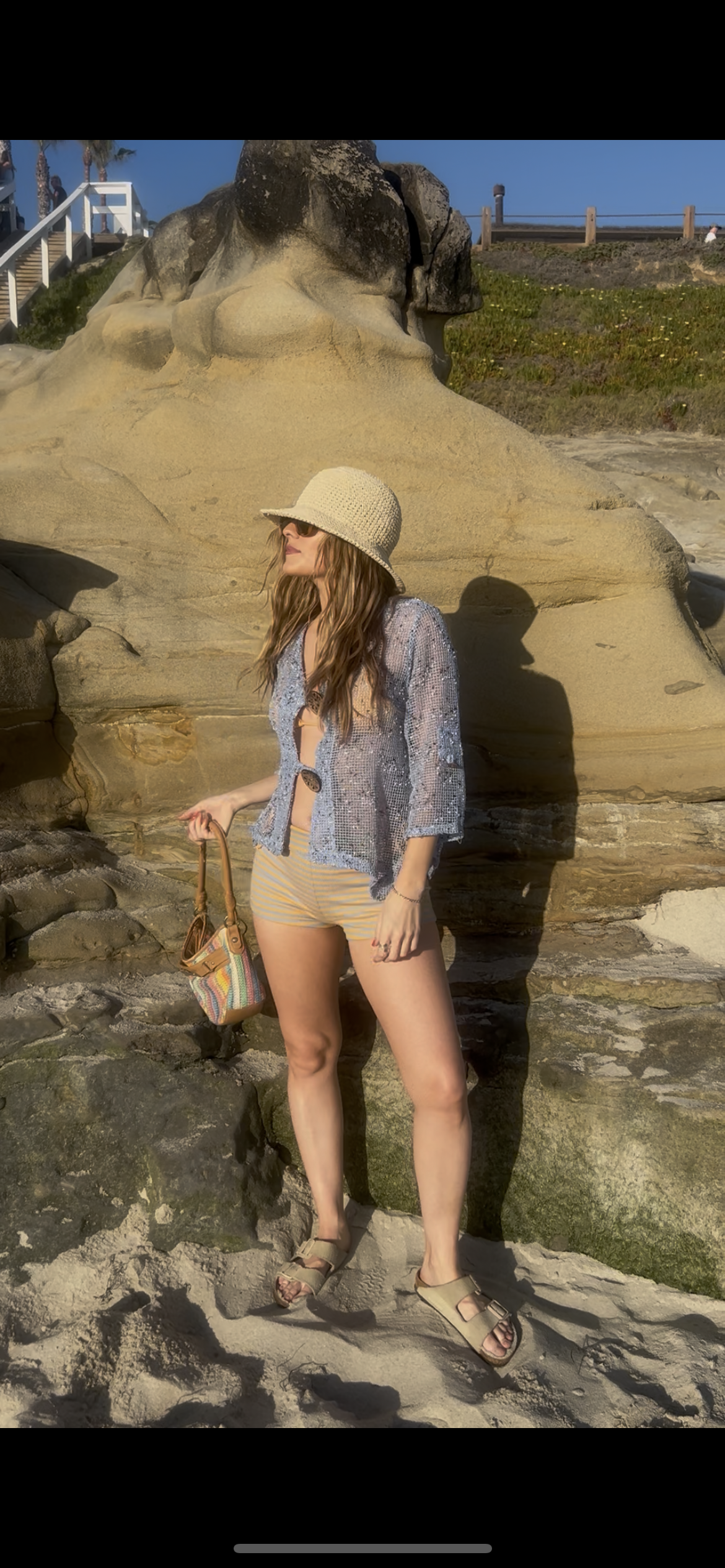 Straw Bucket Hat