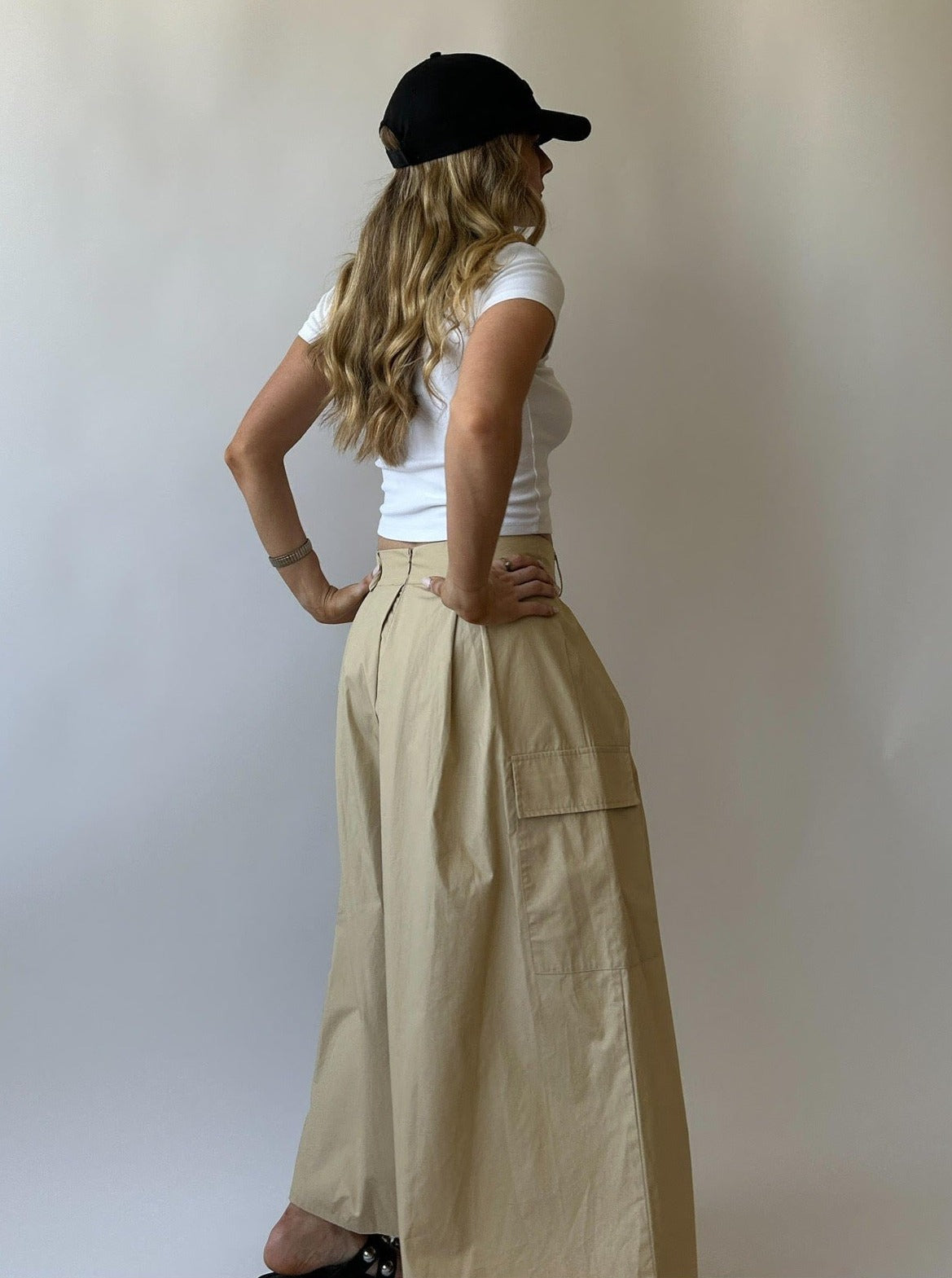 Cargo Maxi Skirt - Size S