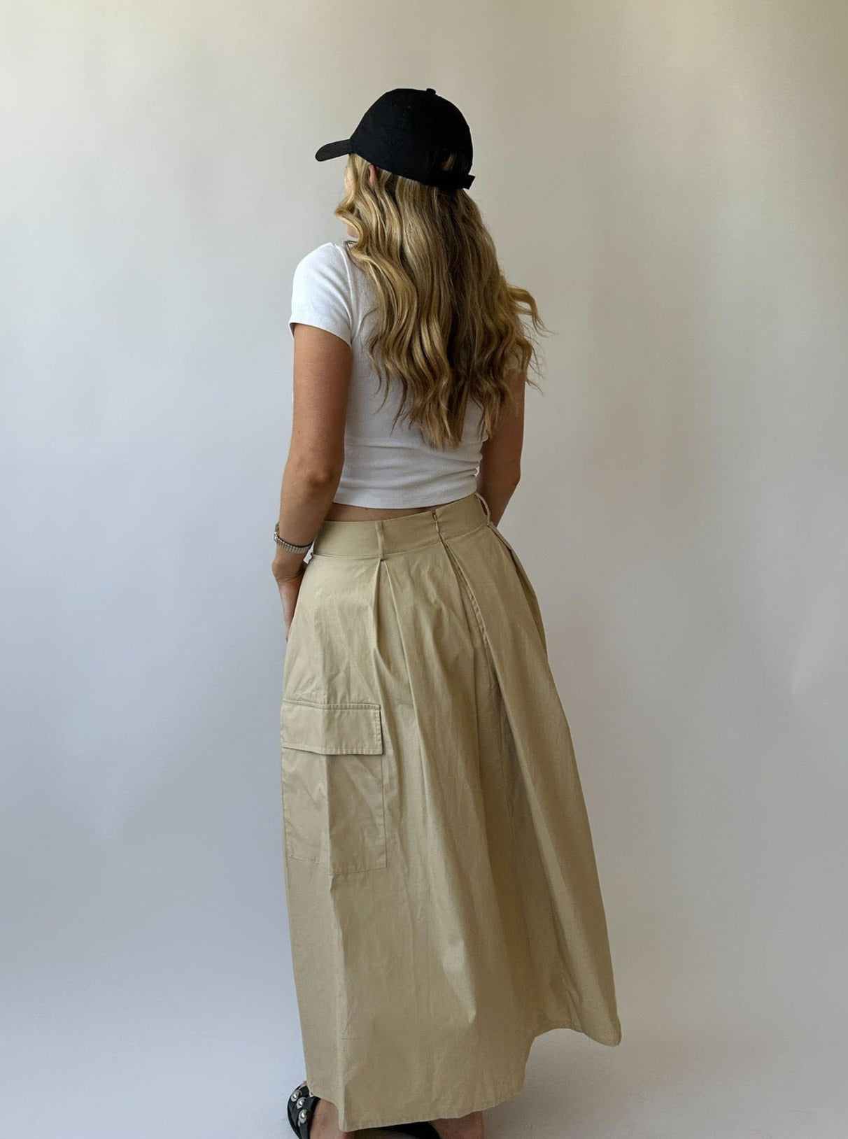 Cargo Maxi Skirt - Size S