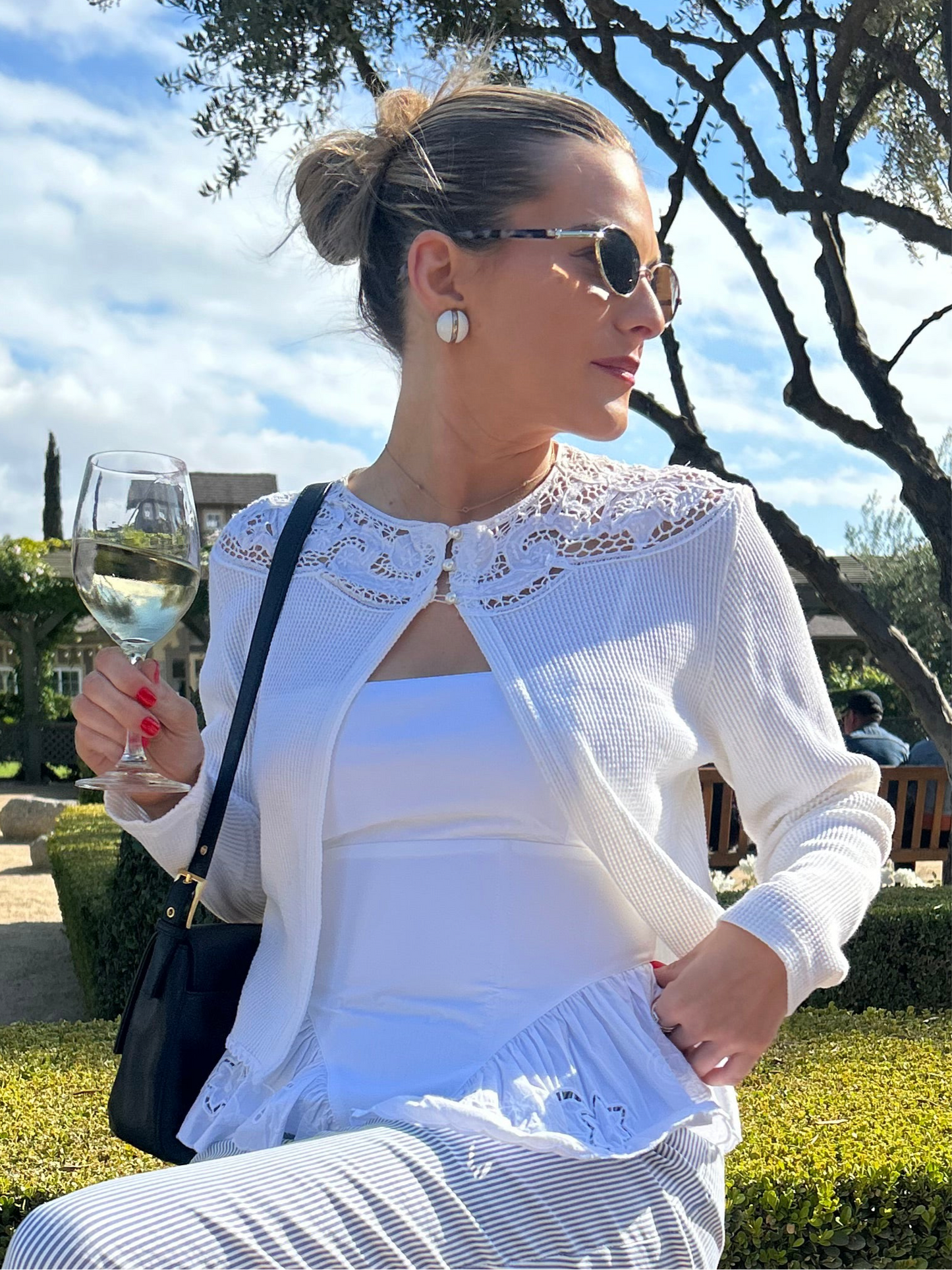 Vintage Pearl Button Cardigan