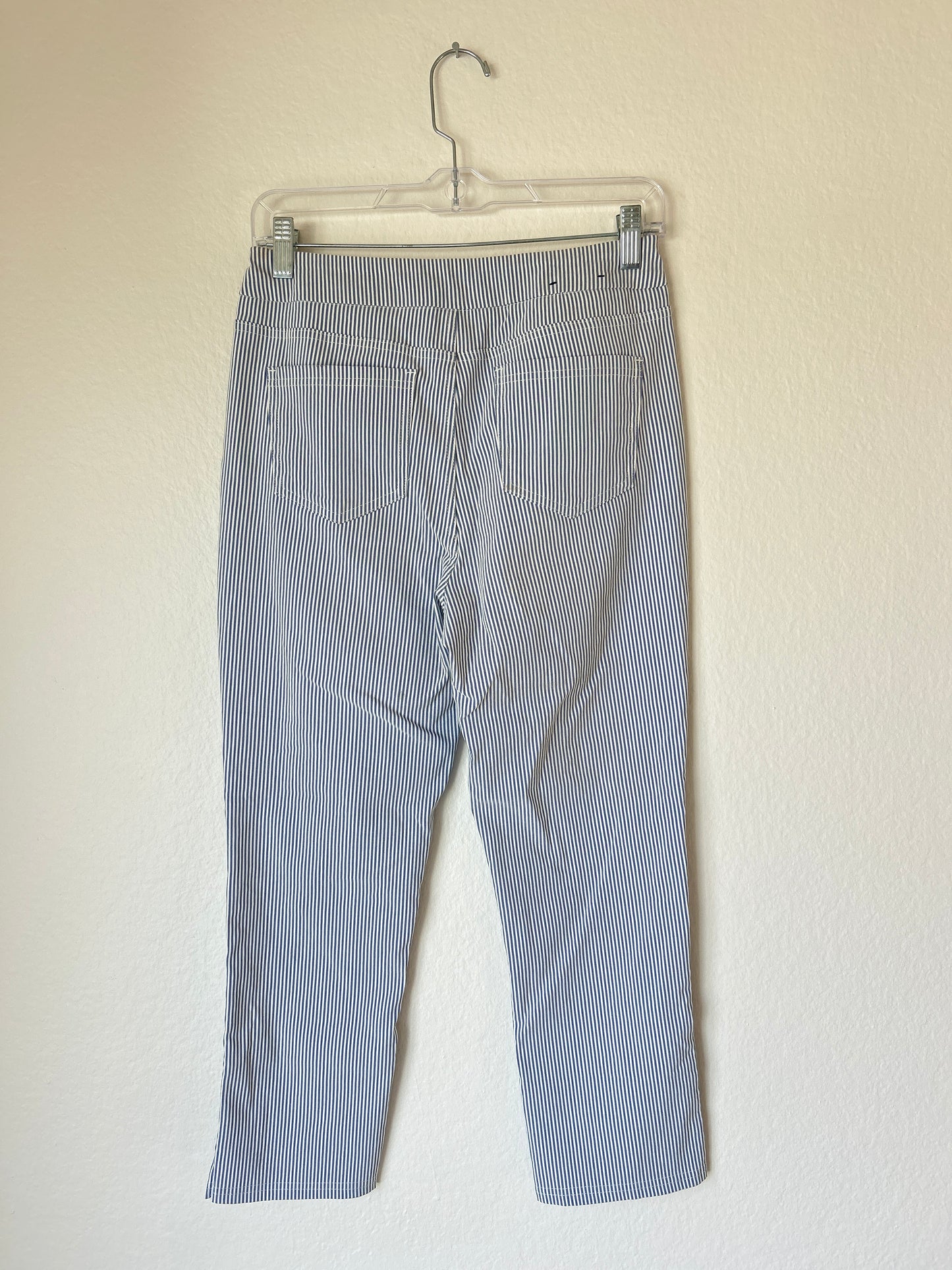 Seersucker Capri Pant