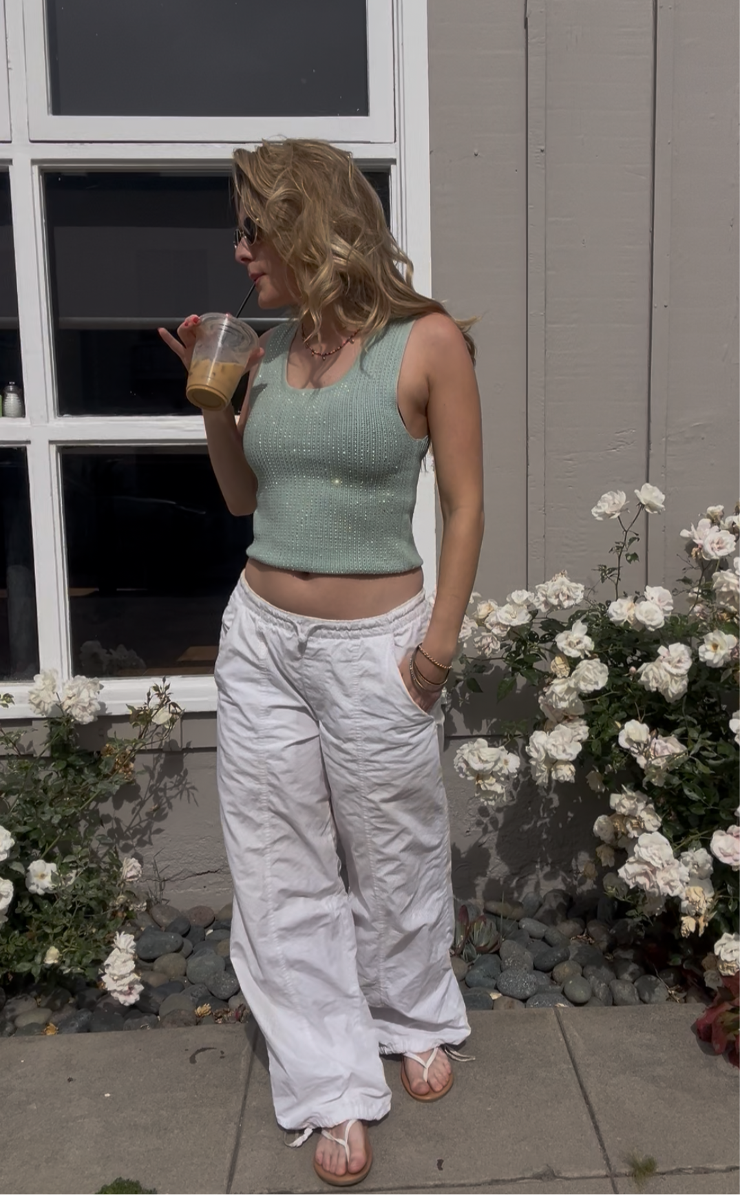 Vintage Teal Gem Tank