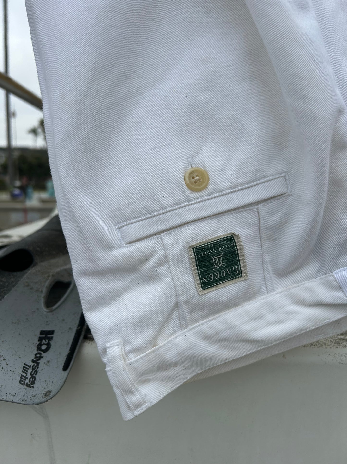 Vintage Ralph Lauren White Trouser