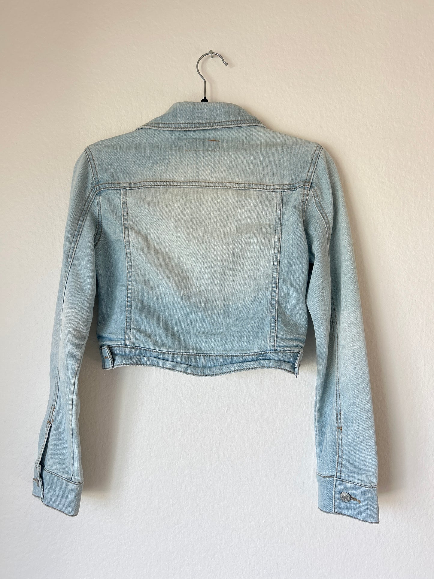 Vintage Y2K Cropped Jean Jacket
