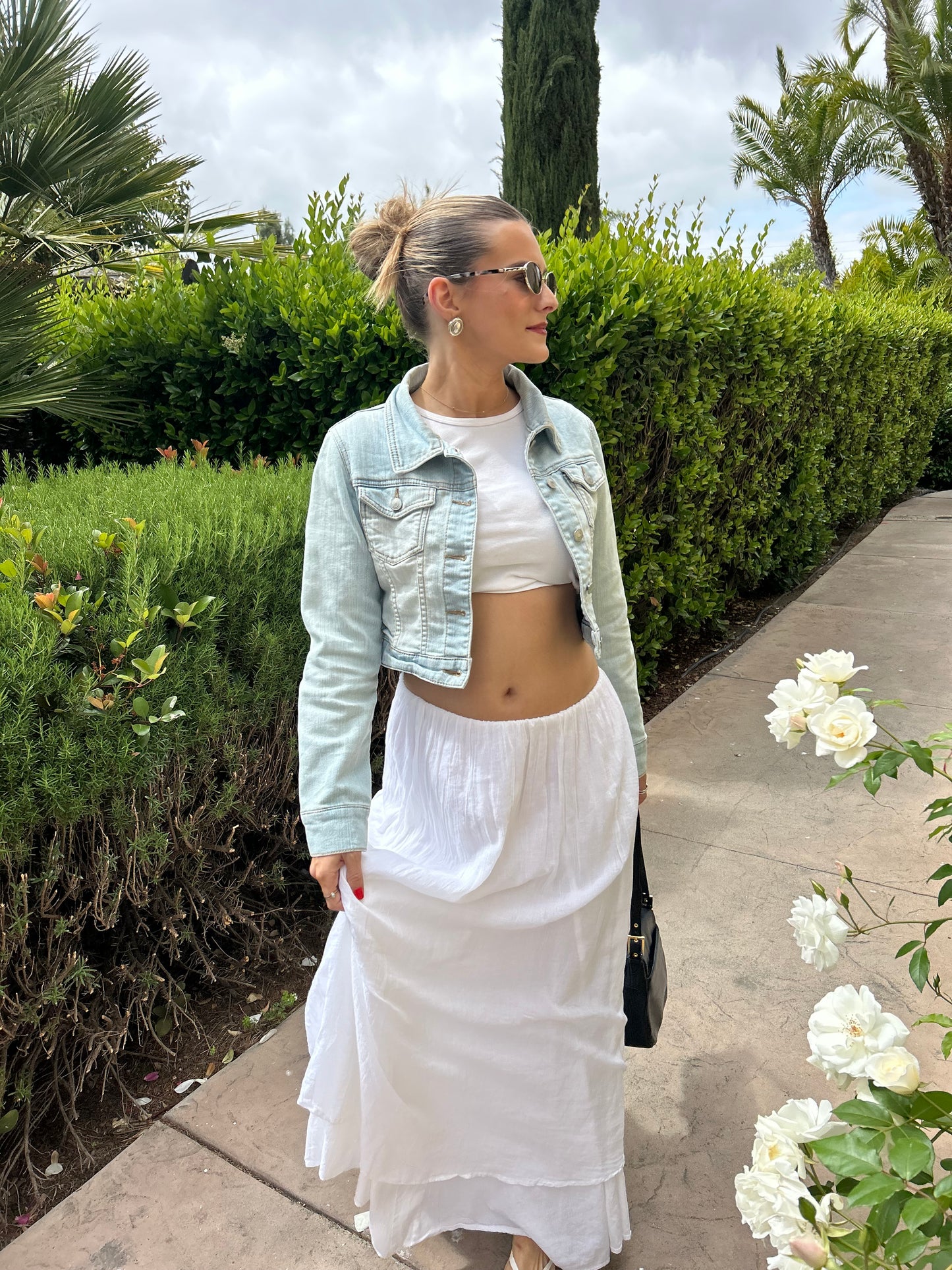 Vintage Y2K Cropped Jean Jacket