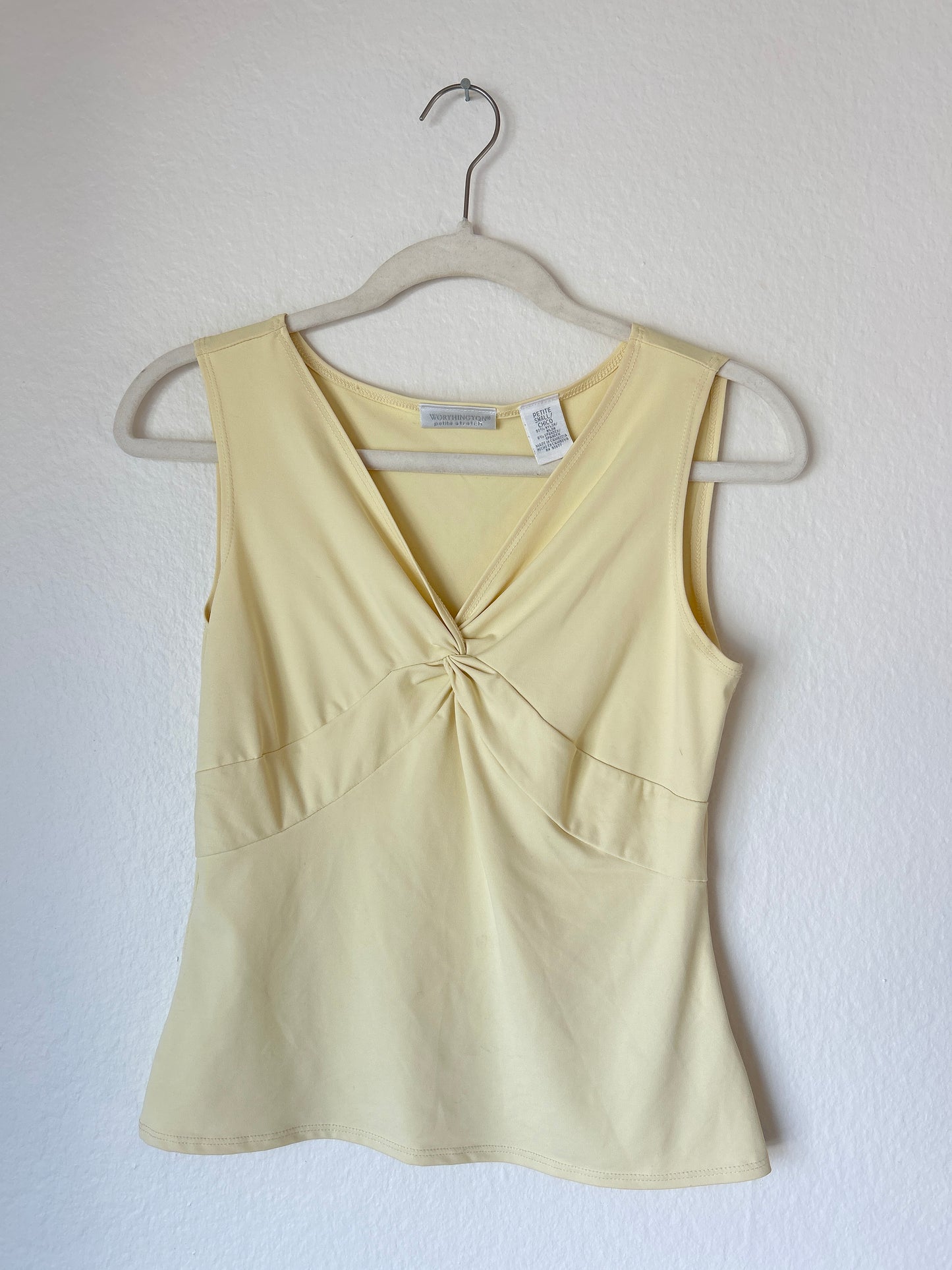 Vintage Butter Yellow Tank