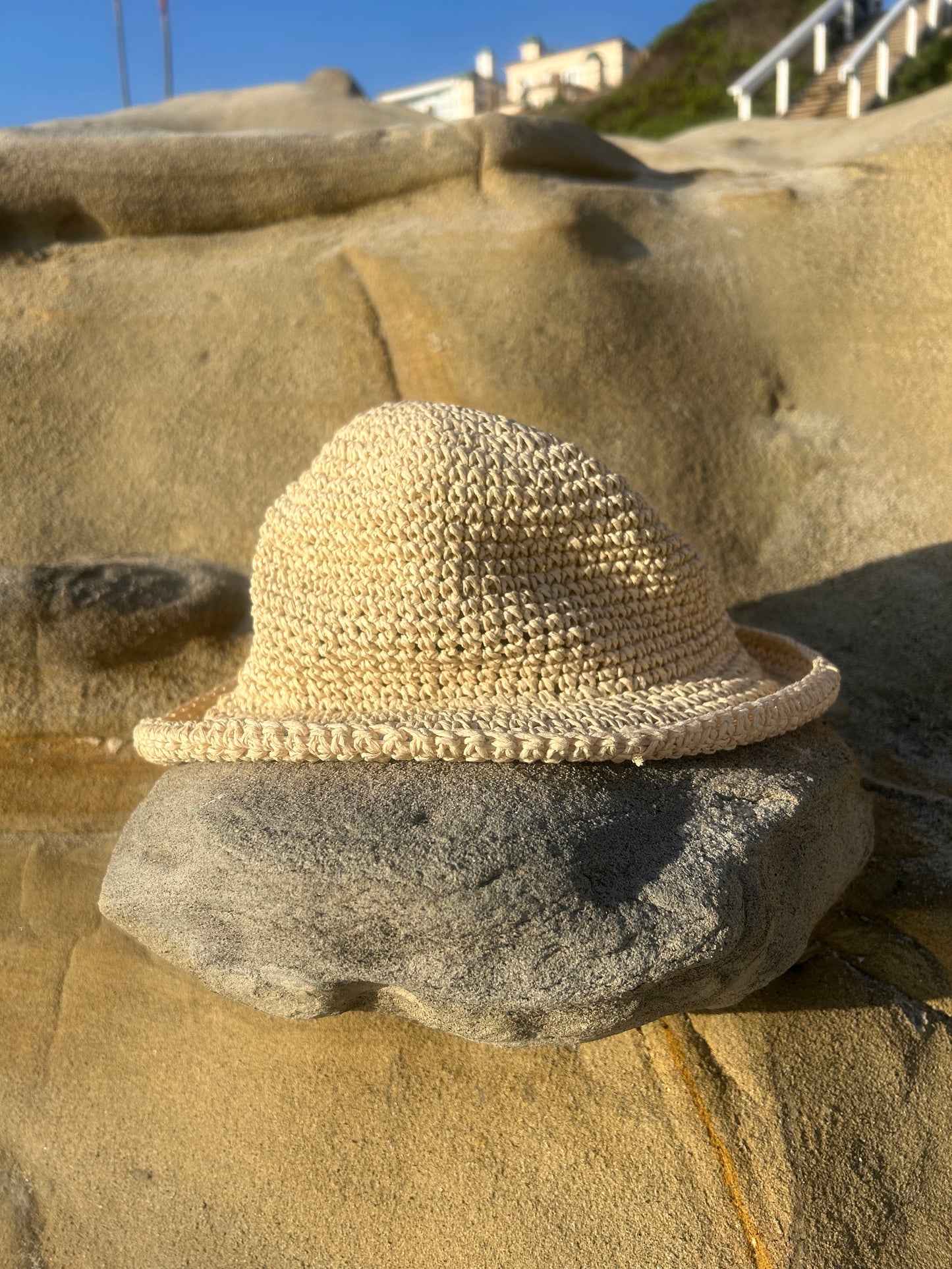 Straw Bucket Hat
