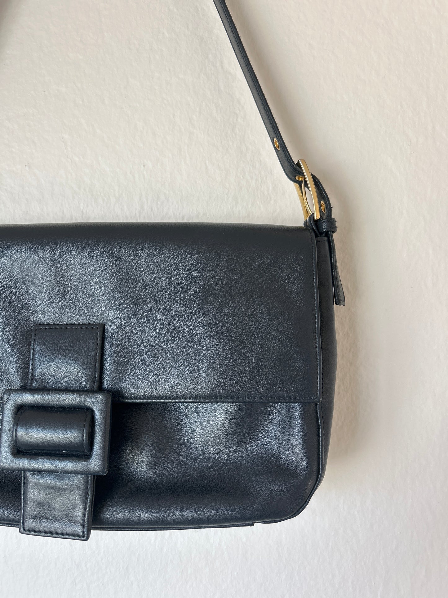 Vintage Navy Handbag