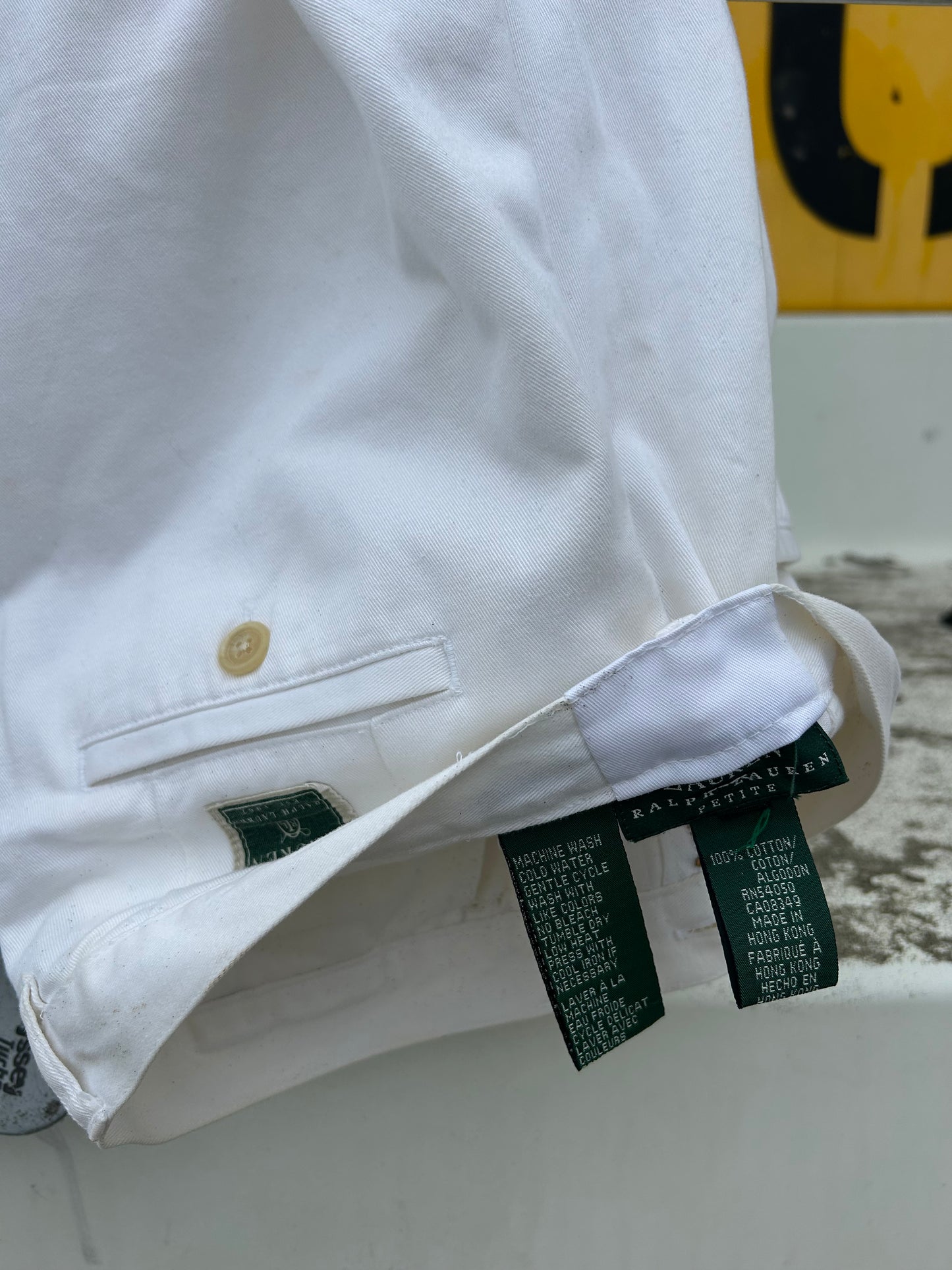 Vintage Ralph Lauren White Trouser