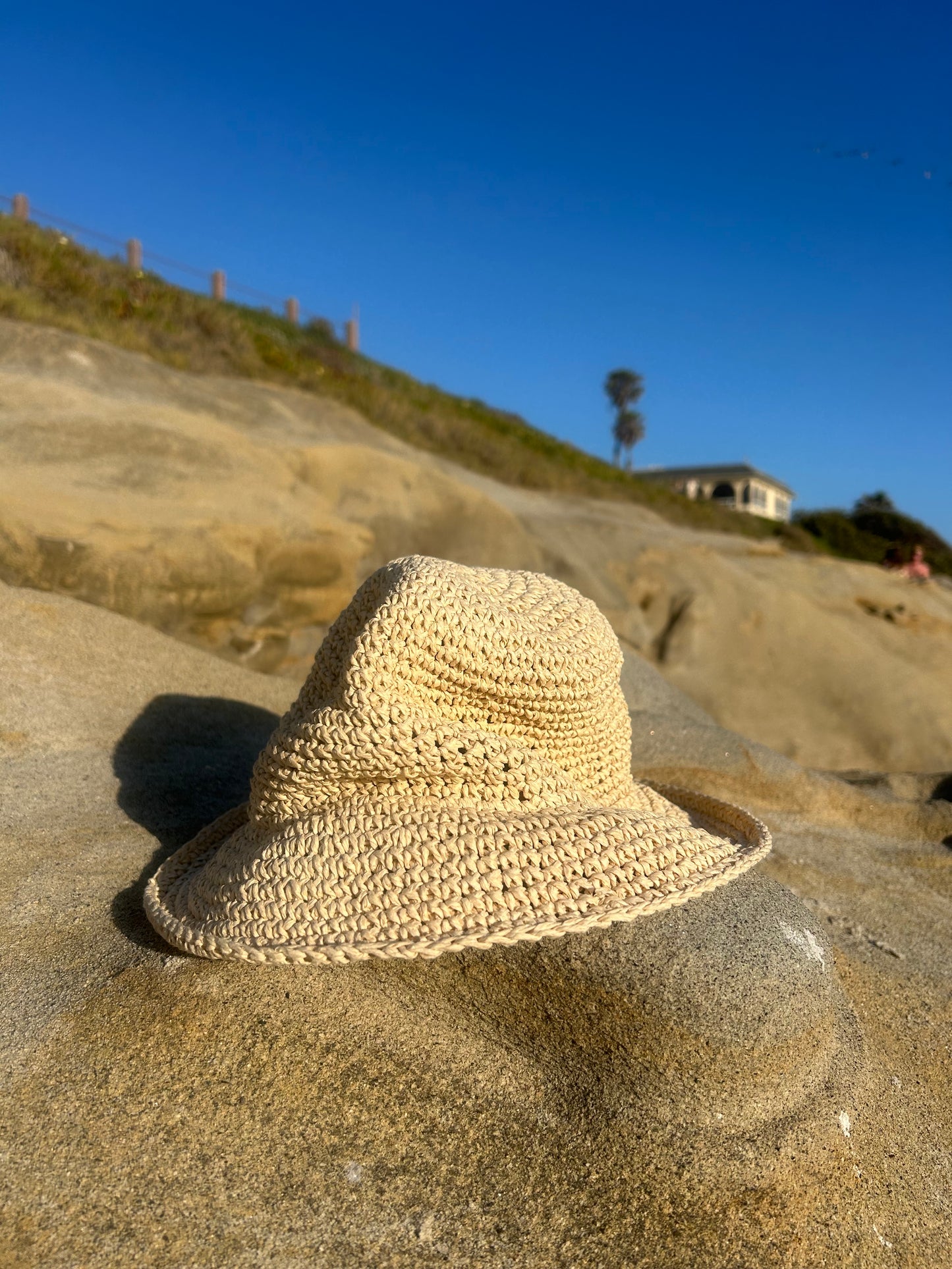 Straw Bucket Hat