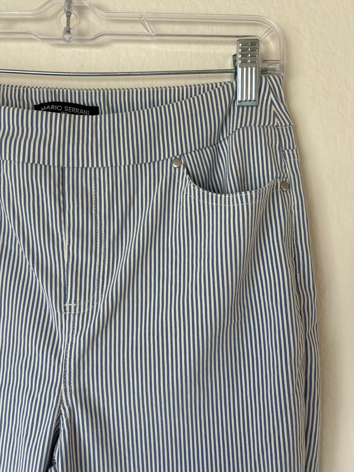 Seersucker Capri Pant