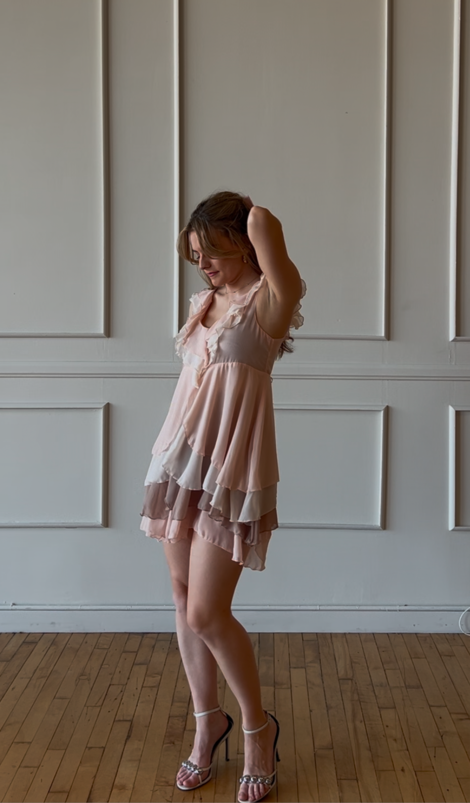Vintage H&M Ruffle Dress - Size 8