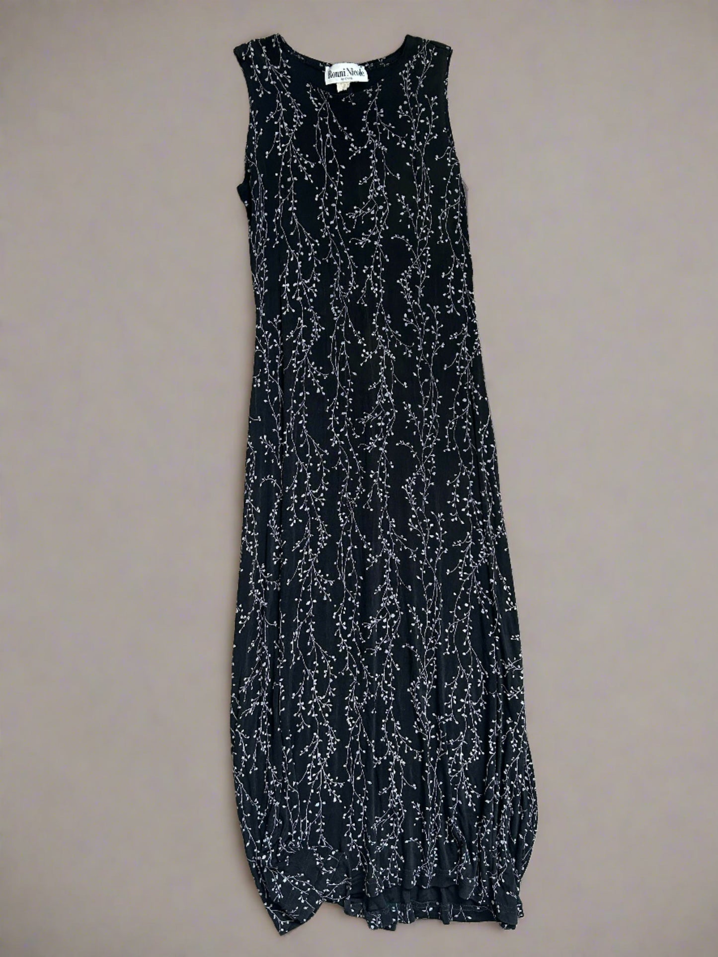 Vintage Jersey Maxi Dress - Size L/XL