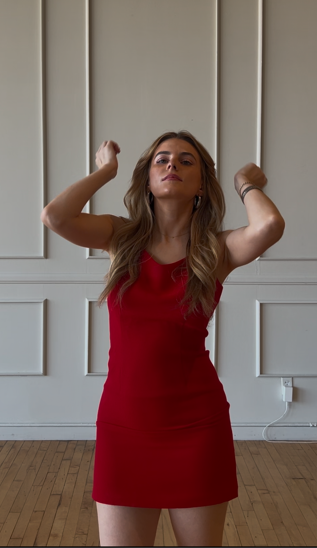 Vintage 90s Red Mini Dress