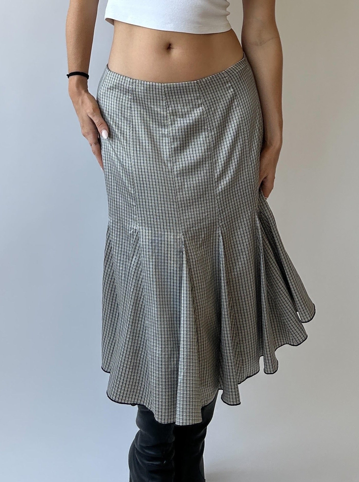 Vintage Nine West Silk Skirt - Size 6