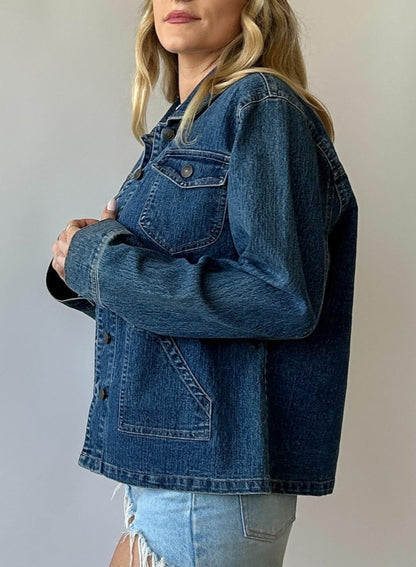 Vintage Denim Jacket - Size M