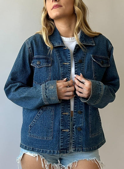 Vintage Denim Jacket - Size M