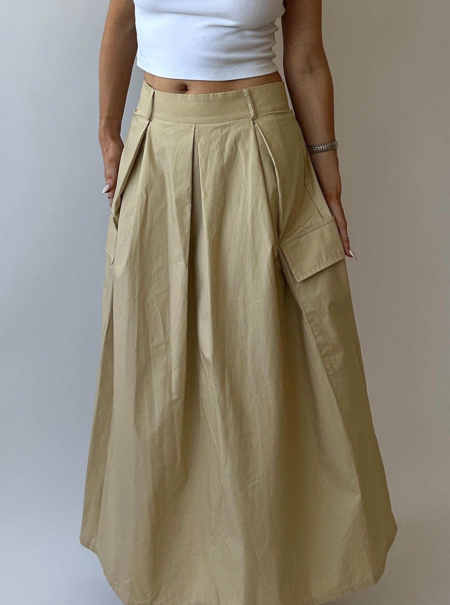 Cargo Maxi Skirt - Size S