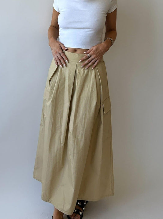 Cargo Maxi Skirt - Size S