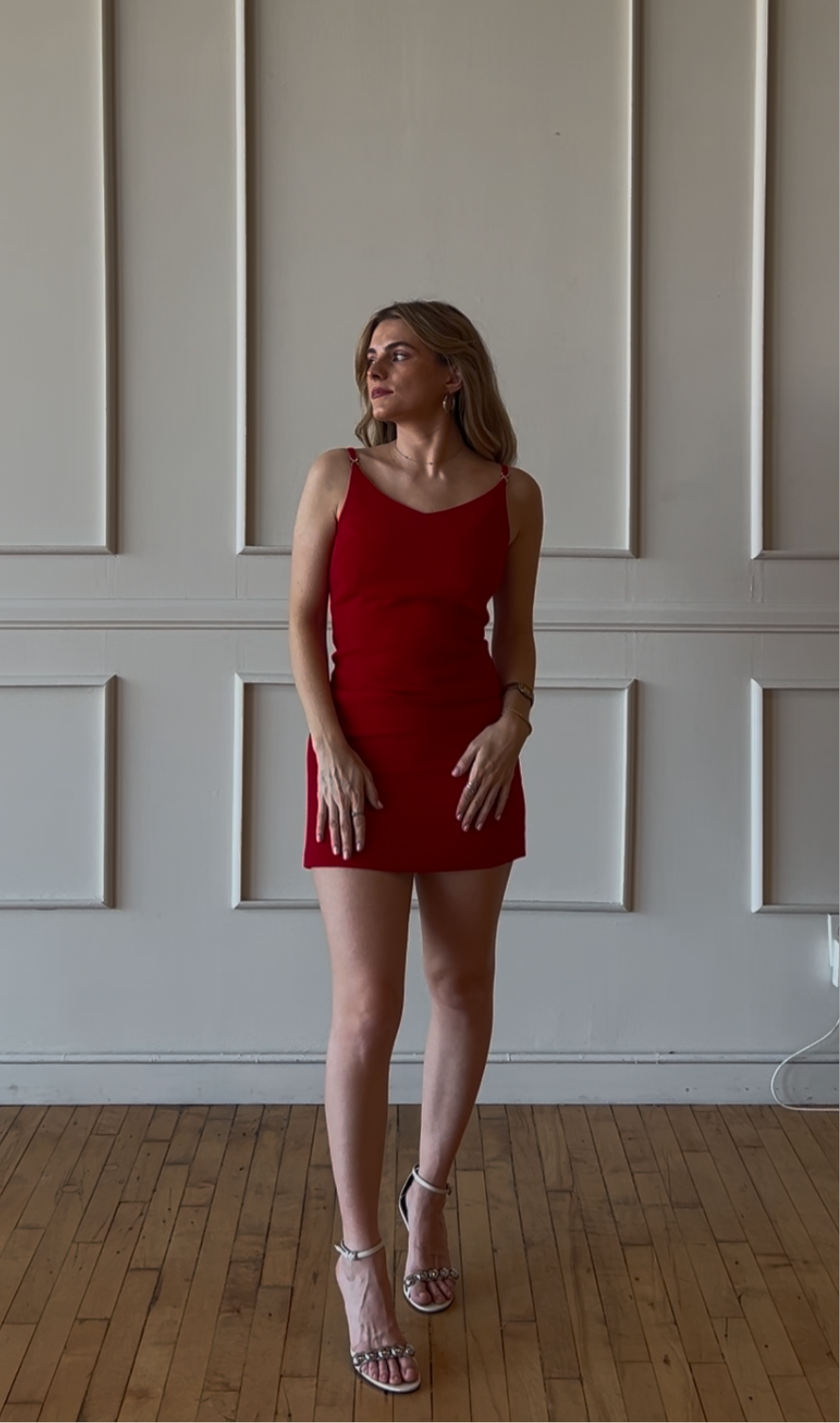 Vintage 90s Red Mini Dress – Vintage San Diego