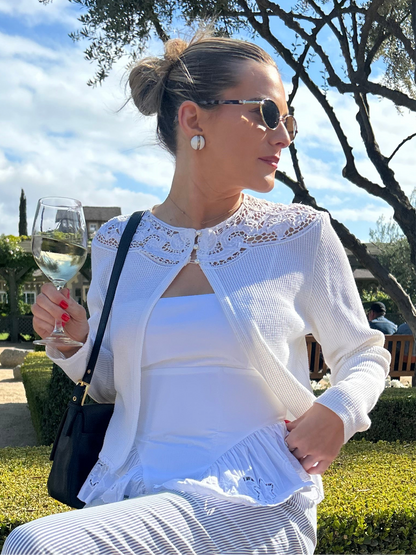 Vintage Pearl Button Cardigan