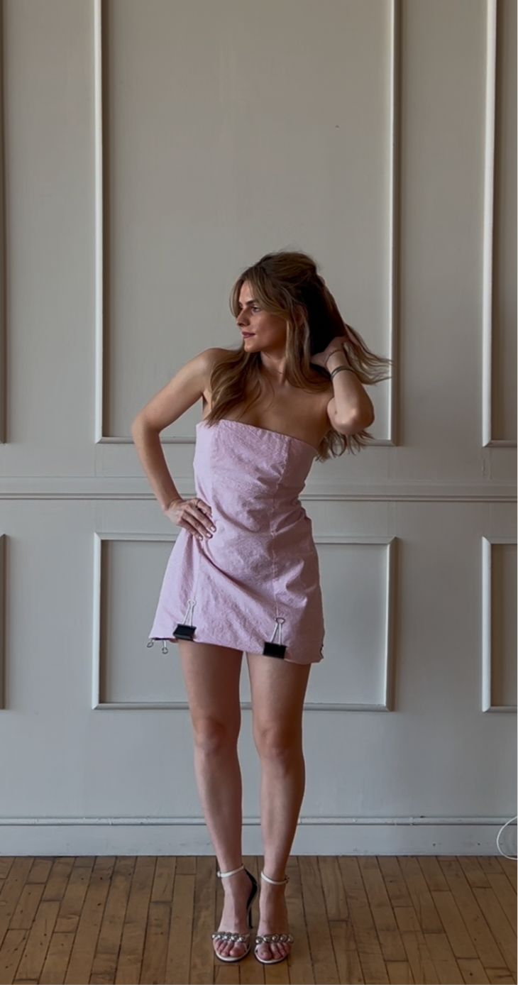 Vintage Gap Pink Seersucker Dress - Size 4