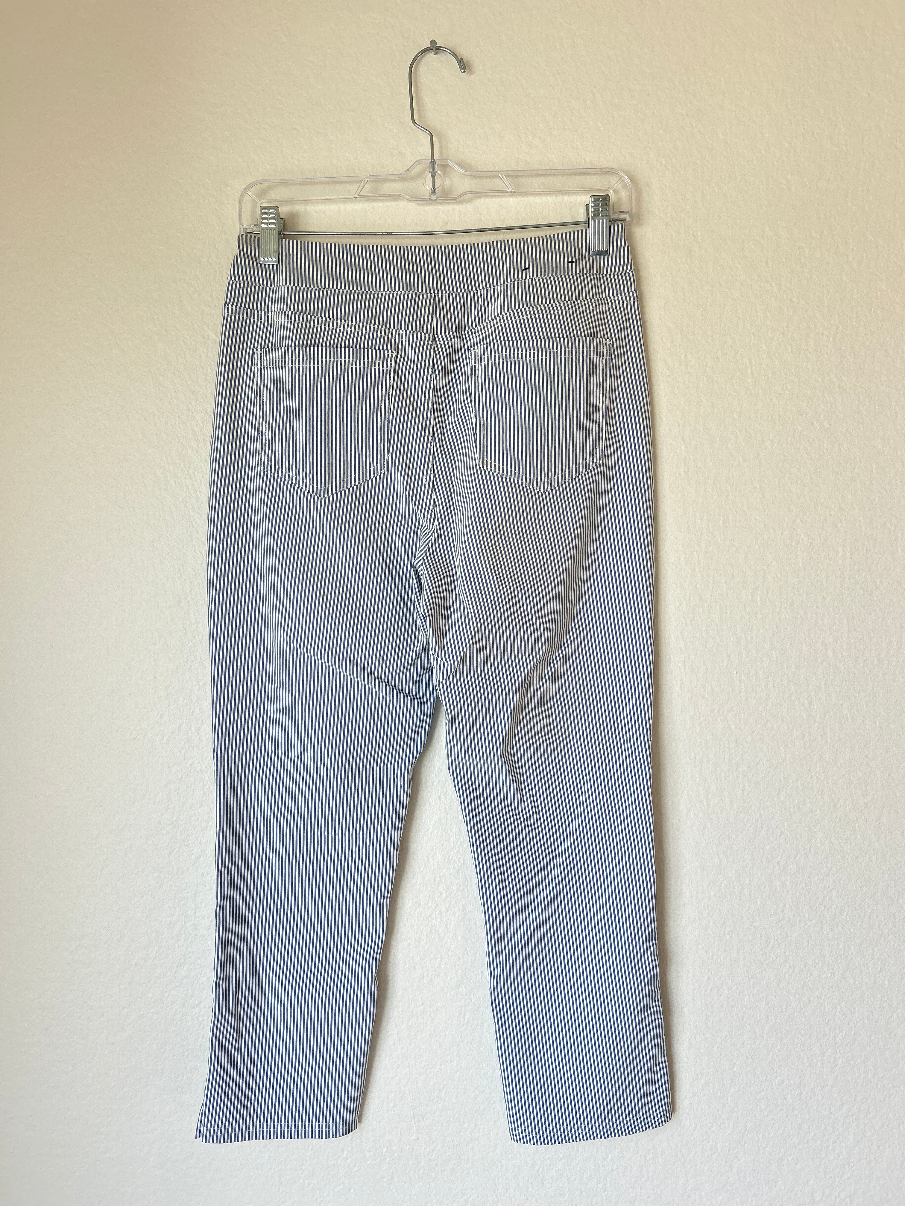Seersucker Capri Pant