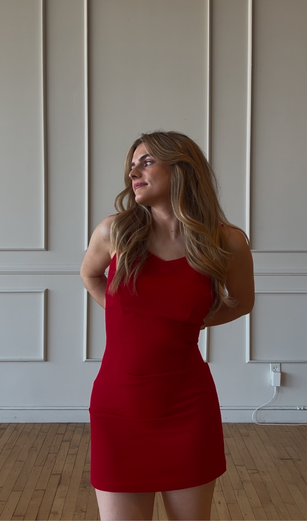 Vintage 90s Red Mini Dress