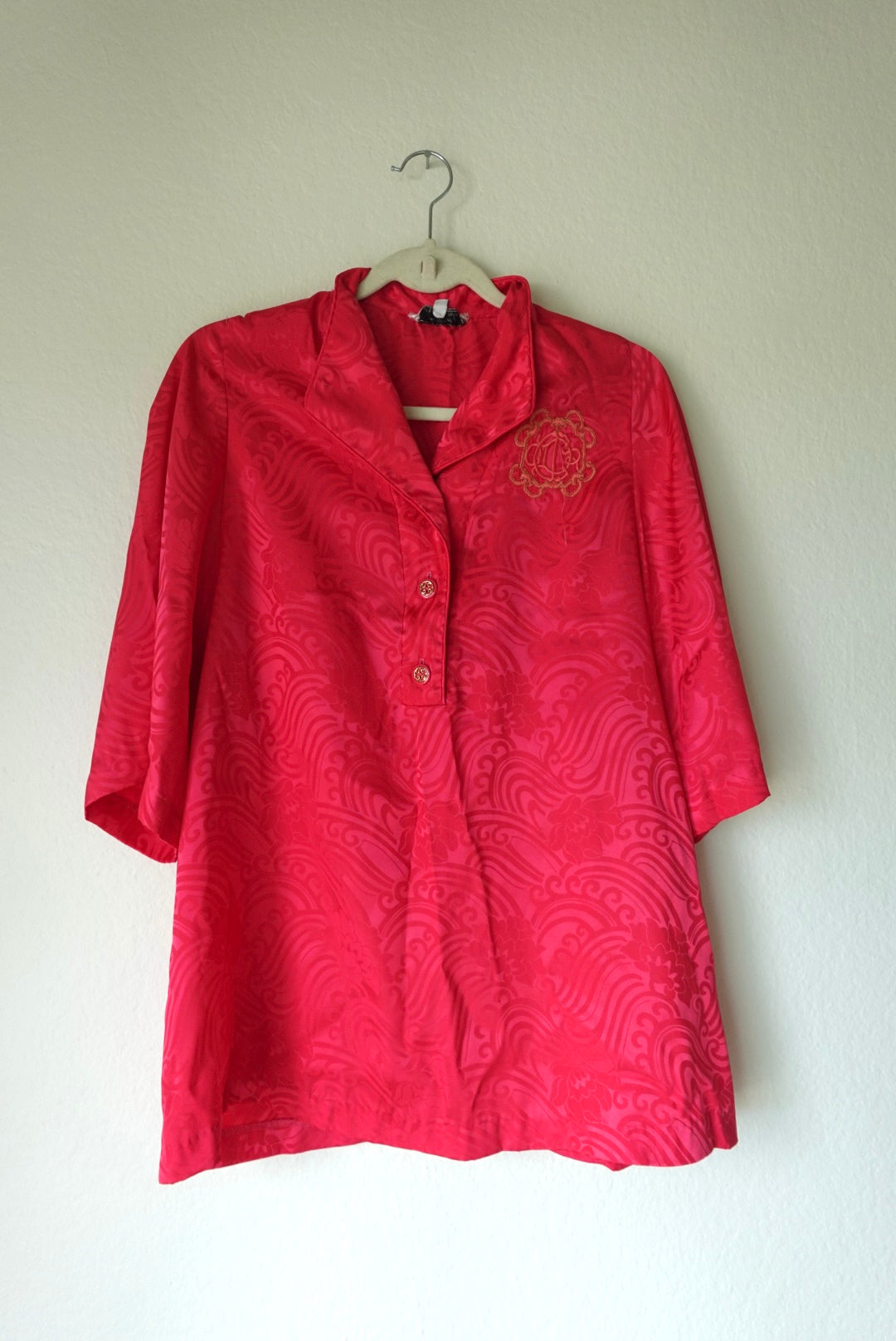 Vintage Christian Dior Silk Pajama Set