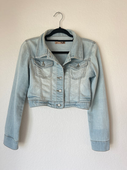 Vintage Y2K Cropped Jean Jacket