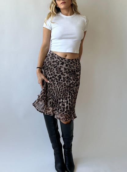 Cheetah Skirt - Size 2