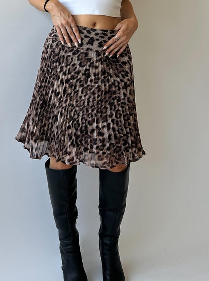 Cheetah Skirt - Size 2