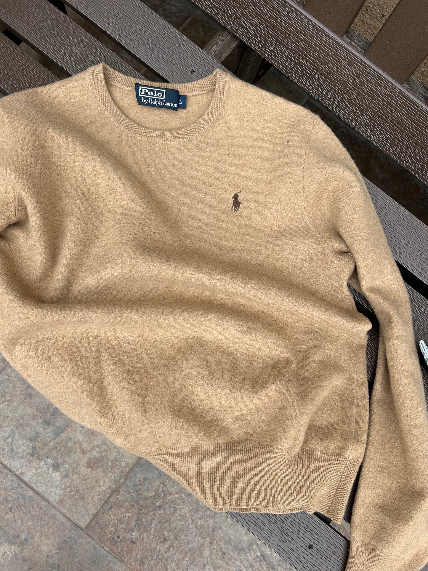 Vintage Ralph Lauren Tan Sweater