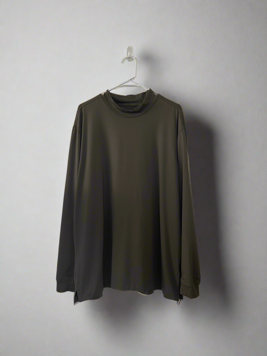 Stretchy Mock Neck Long Sleeve - Size XXL