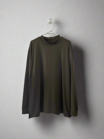 Stretchy Mock Neck Long Sleeve - Size XXL