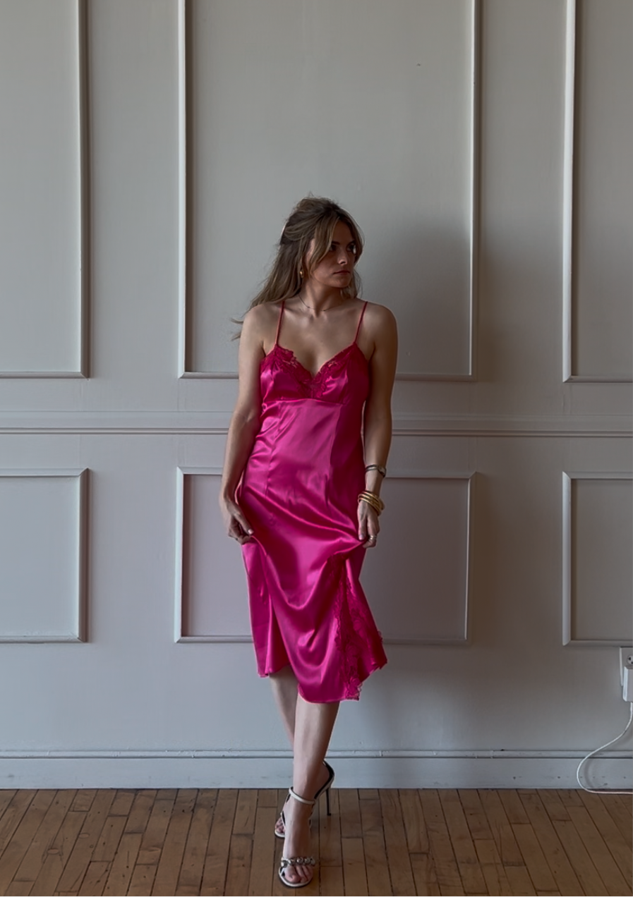 Hot Pink Victoria’s Secret Slip