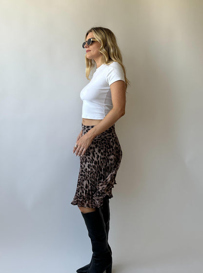 Cheetah Skirt - Size 2