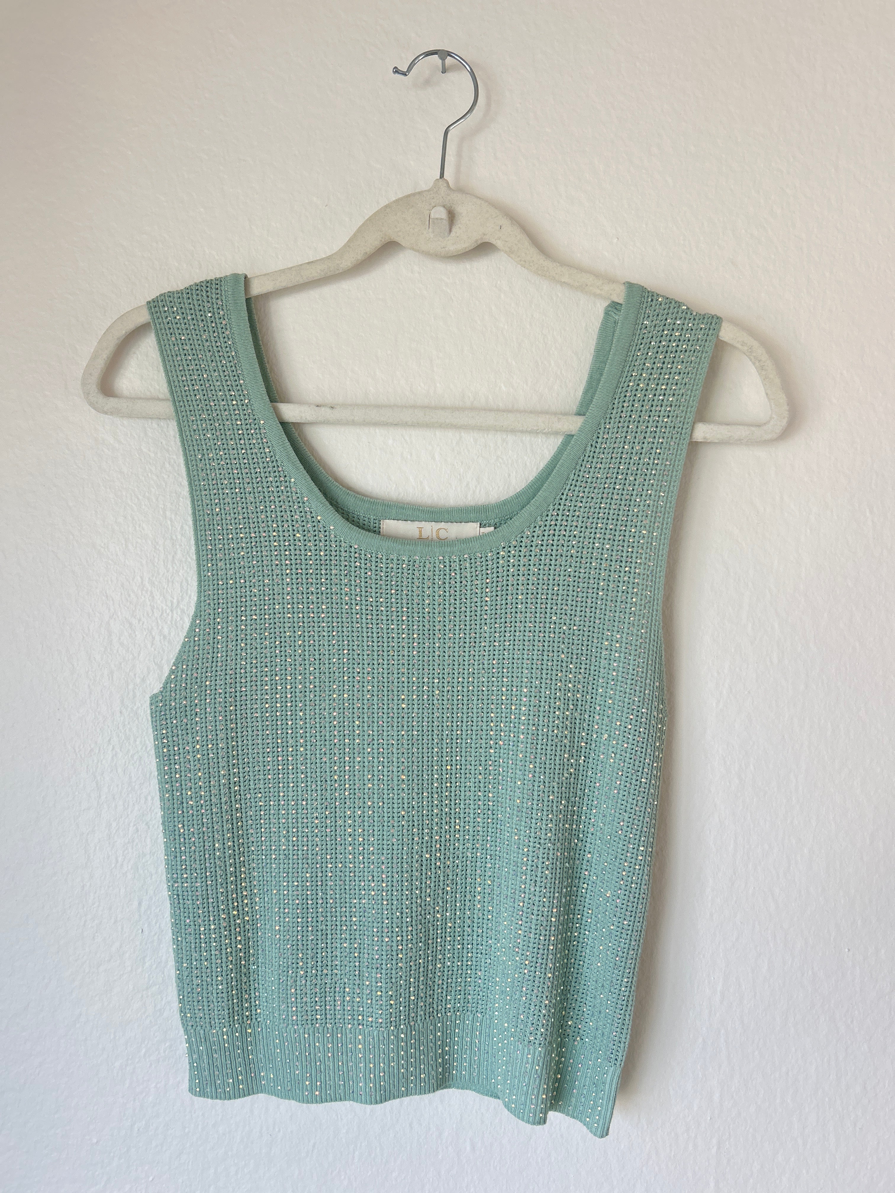Vintage Teal Gem Tank