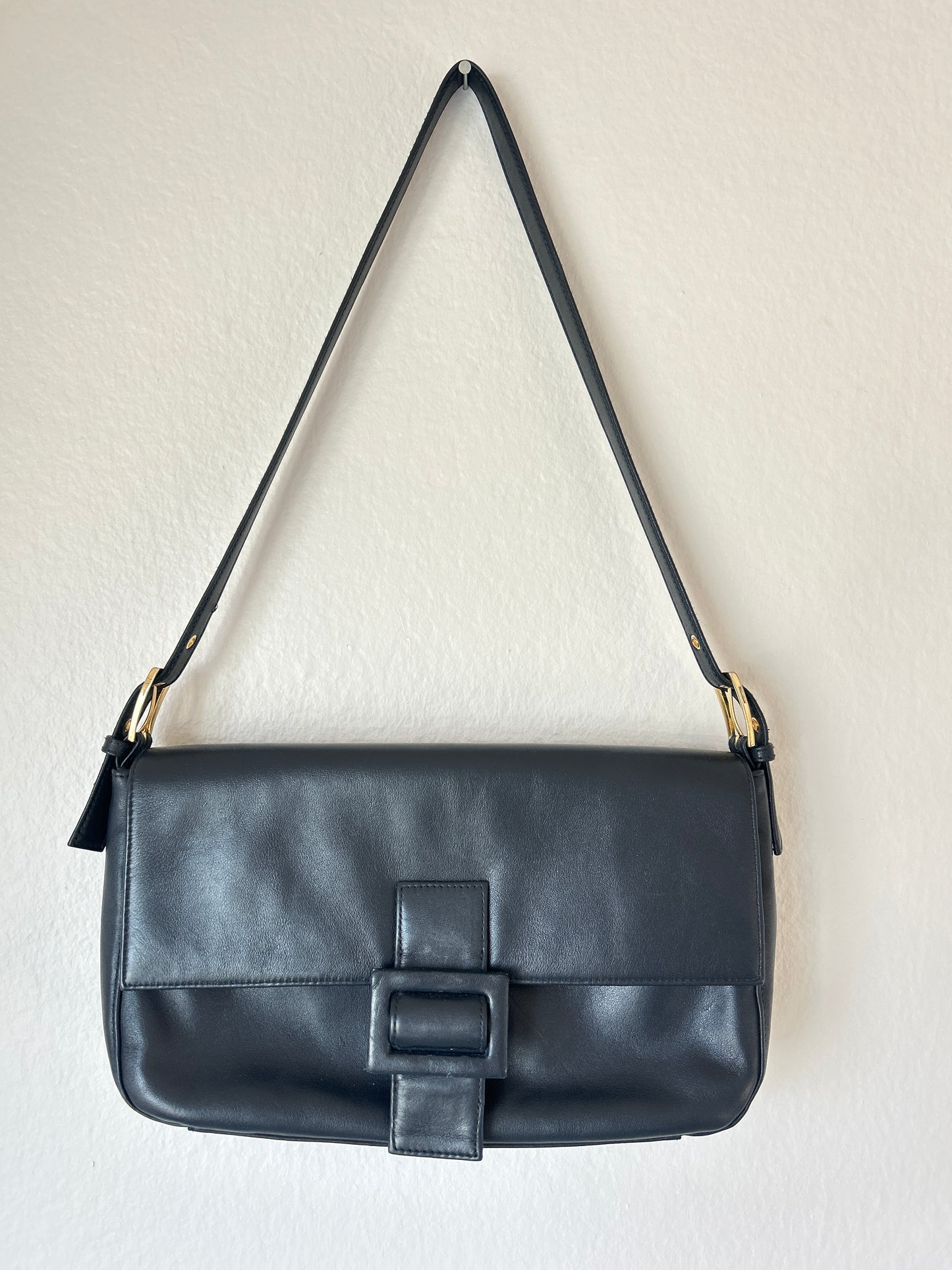 Vintage Navy Handbag