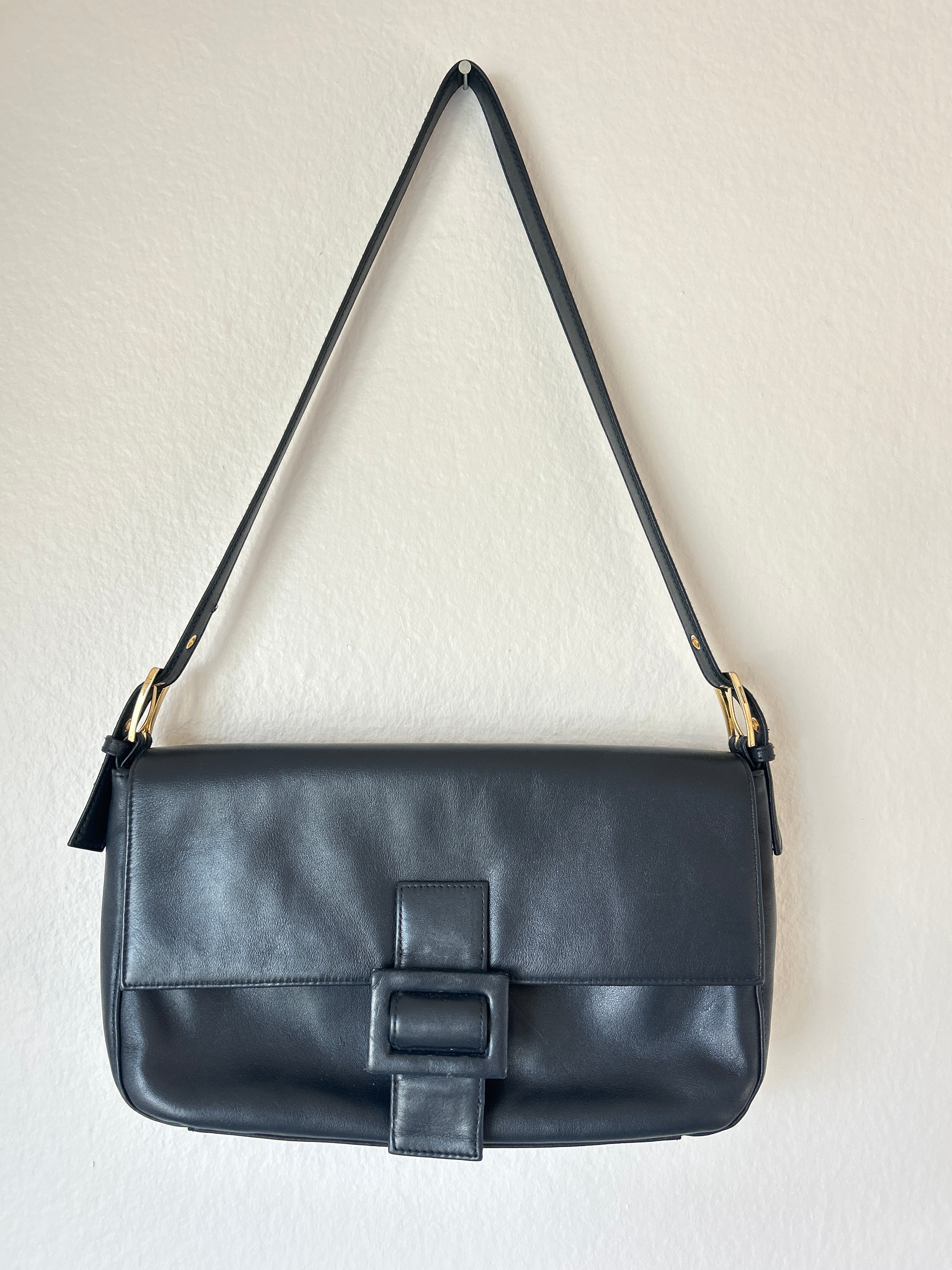 Vintage Navy Handbag