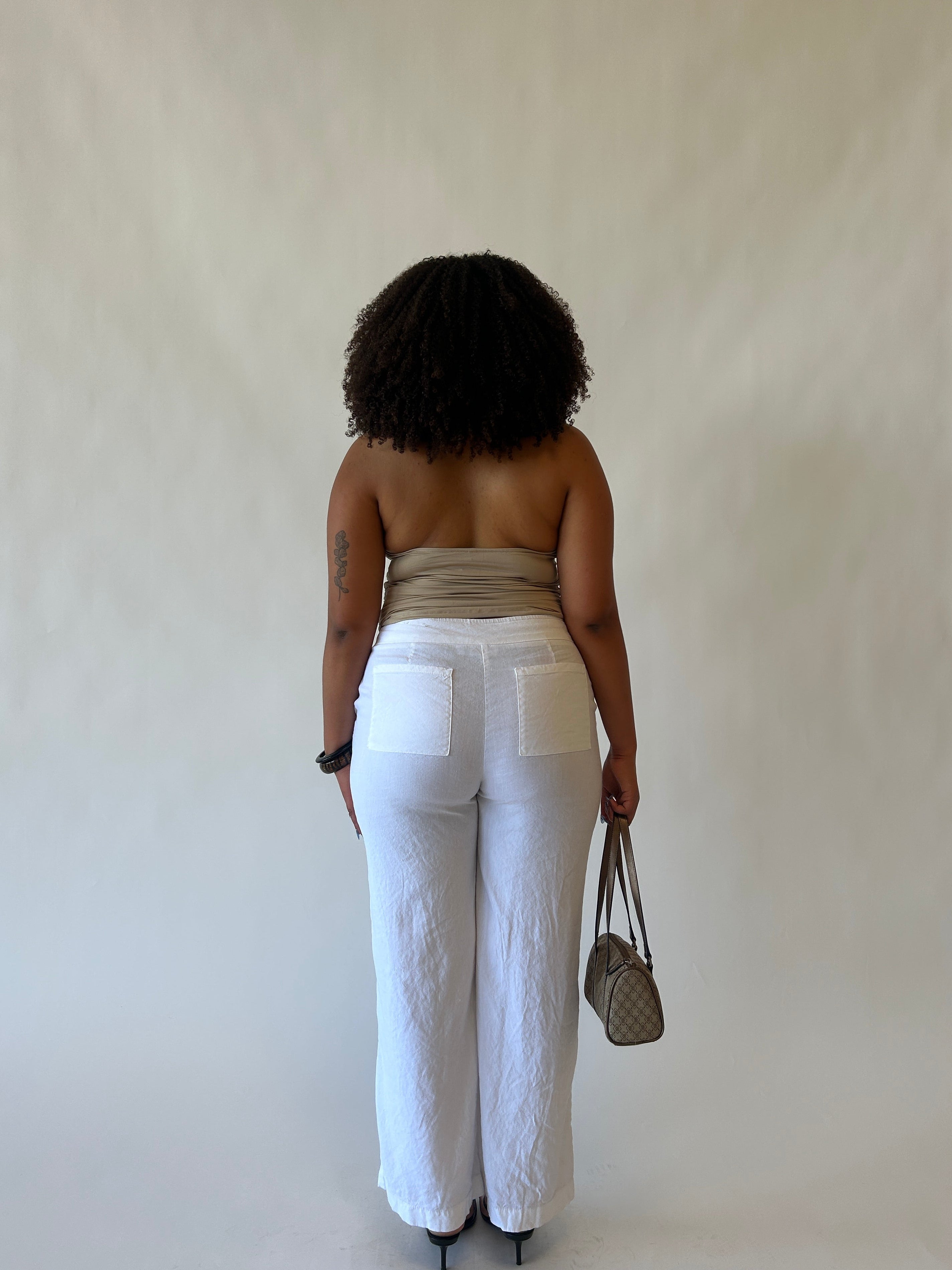 White Linen Pants