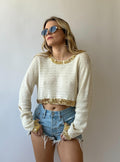 Vintage Gold Sequin Sweater