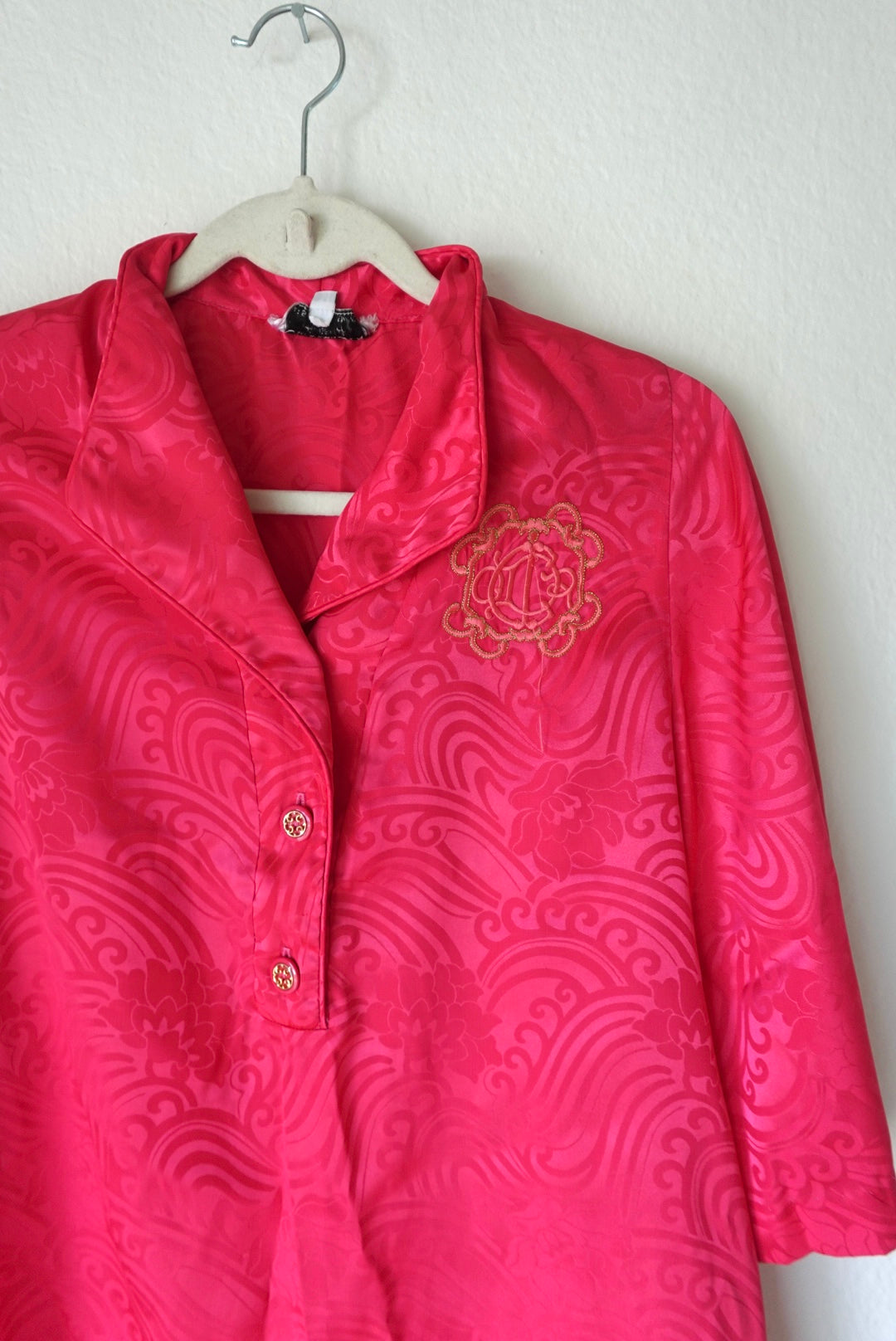 Vintage Christian Dior Silk Pajama Set