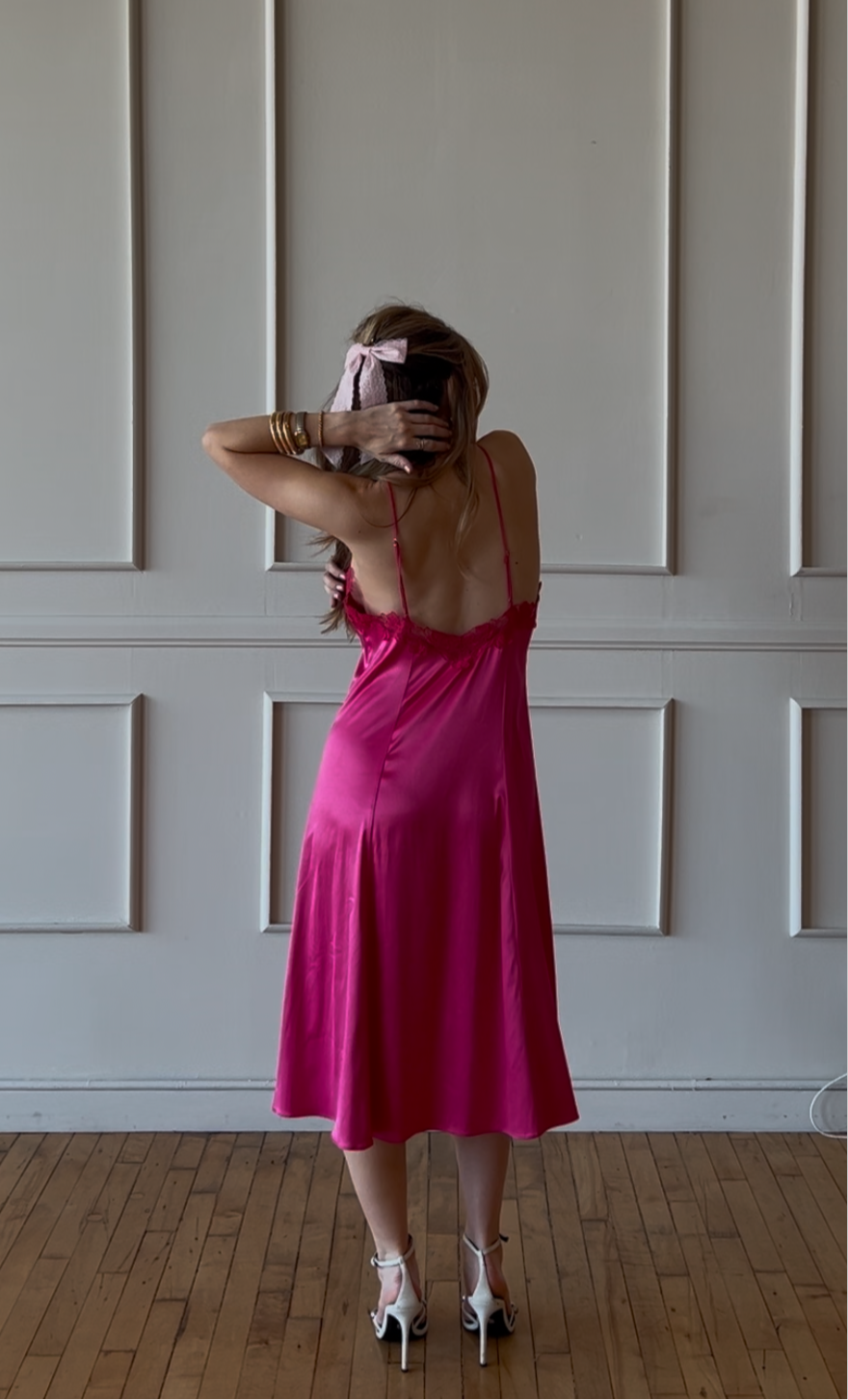 Hot Pink Victoria’s Secret Slip