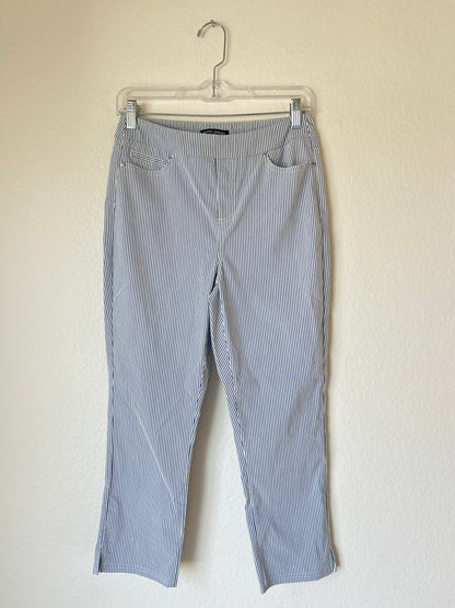 Seersucker Capri Pant
