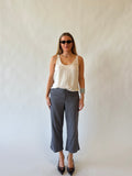 Low Waisted Y2K Pinstripe Capris