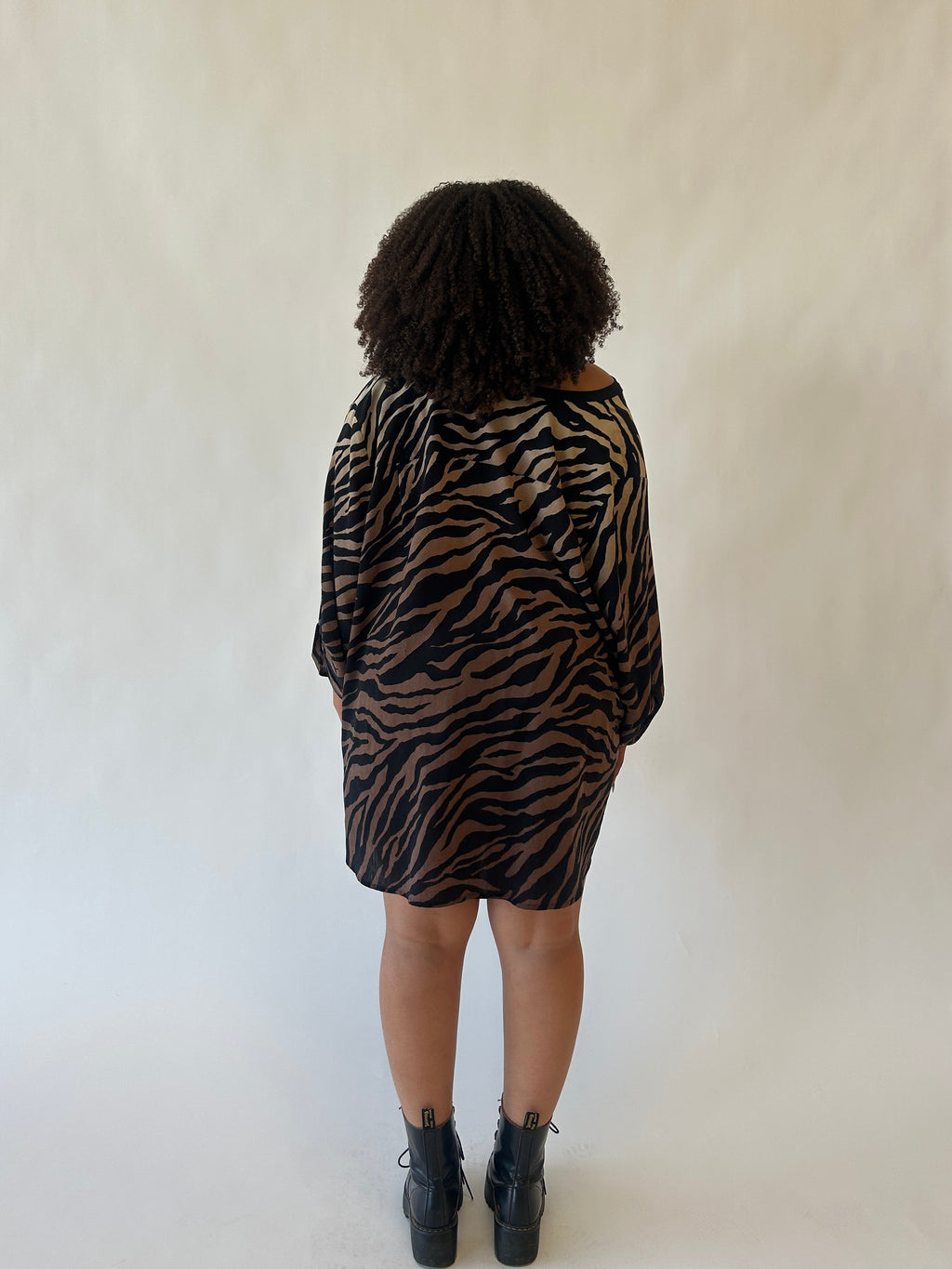 Zebra Print Boho Blouse
