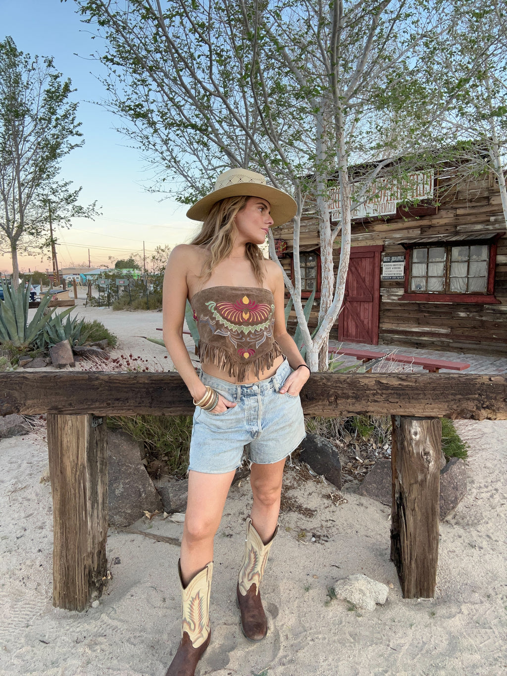 Tony Lama Rainbow Stitch Cowgirl Boots