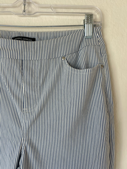 Seersucker Capri Pant