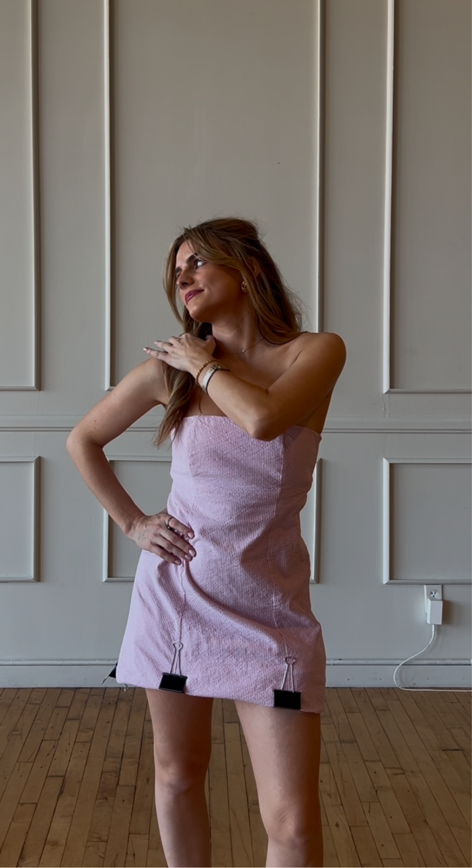 Vintage Gap Pink Seersucker Dress - Size 4